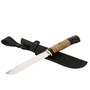 Нож Боец (сталь 95Х18, рукоять черный граб, береста) - фото 11330