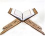 Деревянная раскладная подставка под Коран ручной работы с узорами большая (резная) - фото 11510