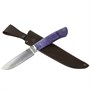 Нож Мурена (сталь Х12МФ, рукоять стабилизированная карельская береза) - фото 11660