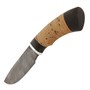 Нож Разделочный (дамасская сталь, рукоять береста, граб) 12804