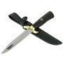 Нож Разведчик (сталь Х12МФ, рукоять черный граб) - фото 12255