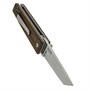 Складной нож Танто (сталь Х50CrMoV15, рукоять орех с клипсой) 16763