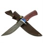 Нож Южный (дамасская сталь, рукоять амарант, композит) - фото 12800