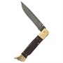 Складной нож Стрелец (дамасская сталь, рукоять венге, латунь) - фото 13061