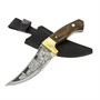 Разделочный нож Носорог (сталь 65Х13, рукоять орех) - фото 13746