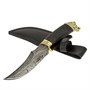 Кизлярский нож разделочный Секач (дамасская сталь, рукоять граб) - фото 13866