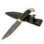 Кизлярский нож разделочный Беркут (дамасская сталь, рукоять граб) - фото 13914