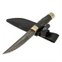 Кизлярский нож разделочный Соболь (дамасская сталь, рукоять граб) - фото 13938