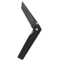 Складной нож Танто (дамасская сталь, рукоять черный граб) - фото 14054