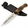 Кизлярский нож разделочный Тайга (сталь Х50CrMoV15, рукоять орех) - фото 14153