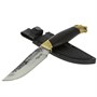 Разделочный нож Рысь (сталь Х12МФ, рукоять черный граб) - фото 14209