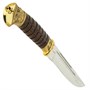 Нож пластунский Витязь-2 (сталь 95Х18, рукоять венге, худож. литье) 9102 - фото 14305