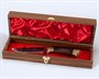 Подарочный футляр для кизлярского туристического ножа (коричневый) - фото 14790