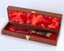 Подарочный футляр для кизлярского туристического ножа (темно-коричневый) - фото 14806