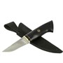 Нож Засапожный малый (сталь 95Х18, рукоять черный граб) - фото 16551