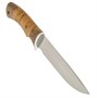 Нож Тигр (сталь 65Х13, рукоять орех, береста) 16196