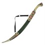 Кинжал (турецкий ятаган) Янычар (ножны – мельхиор, эмаль, натур.кожа) 6683